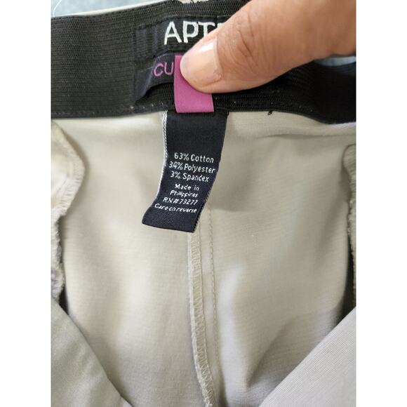 Apt. 9 Capri Pants Womens Sz 24 khaki Straight Leg Curvy Fit - Picture 8 of 10
